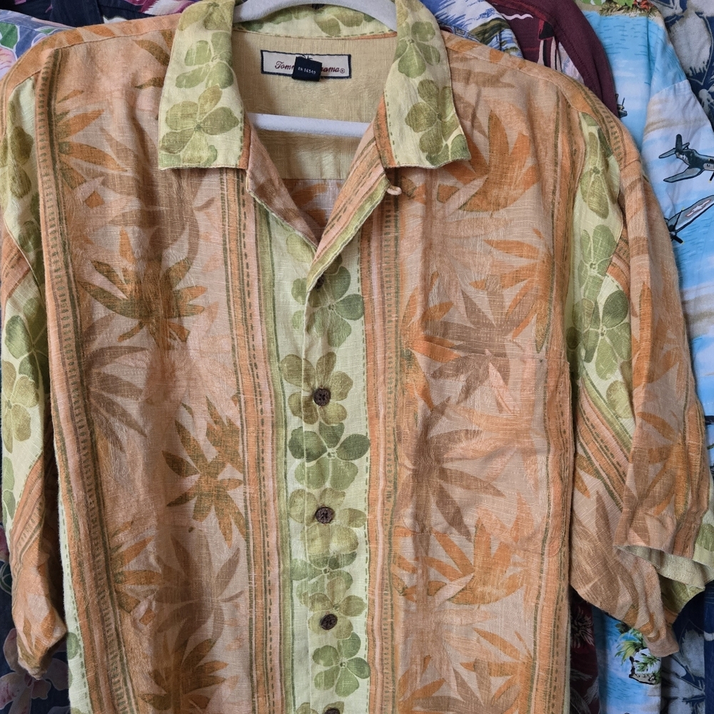 Tommy Bahama Linen shirt XL